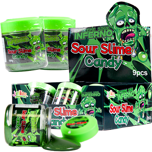 Jellioo Inferno Sour Slime 100g x 9st