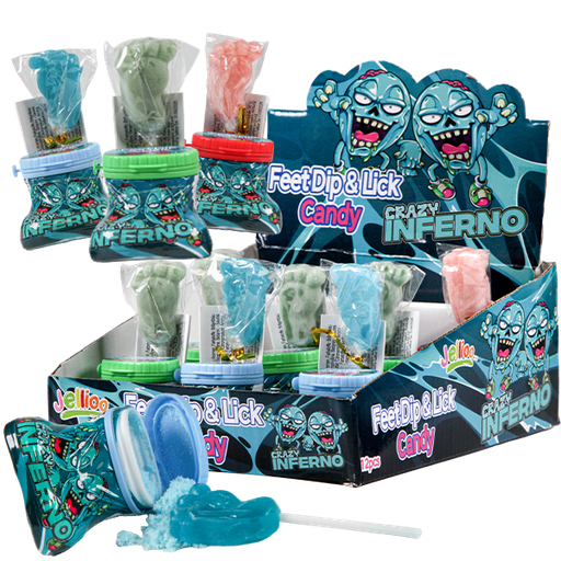 Jellioo Inferno Feet Dip&Lick 33g x 12st