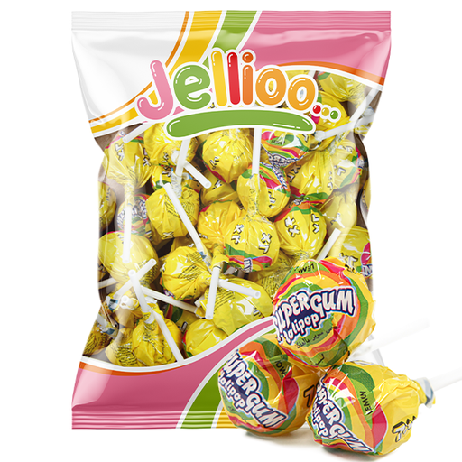 Super Gum Lollipop Lemon