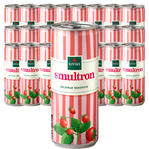 Kiviks Kolsyrad Smultron 33cl x 24st