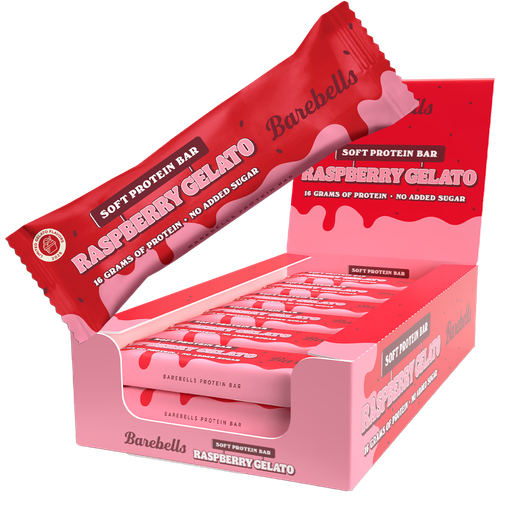 Barebells Soft Raspberry Gelato 55g x 12