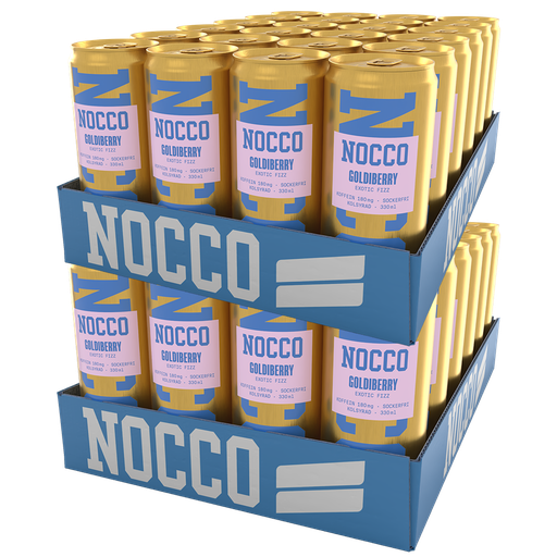 Nocco Goldiberry Exotic Fizz 33cl x 48st