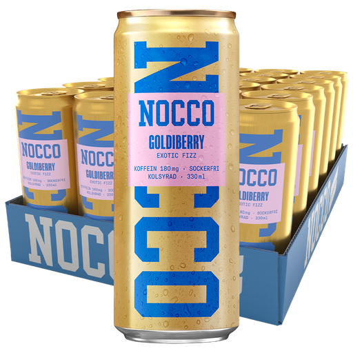 Nocco Goldiberry Exotic Fizz 33cl x 24st