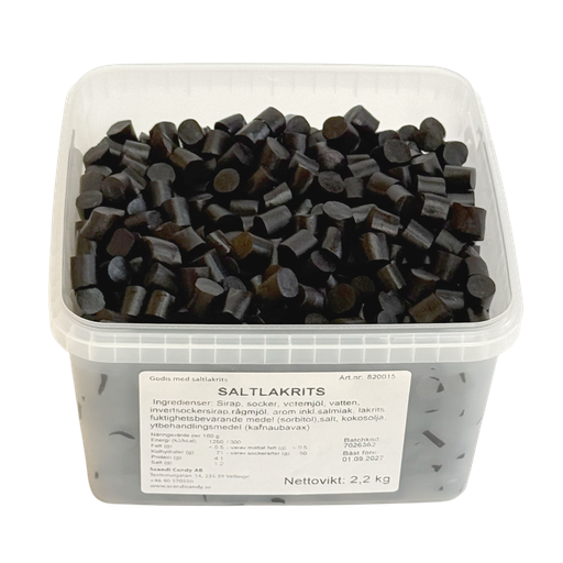 Saltlakrits 2.2kg