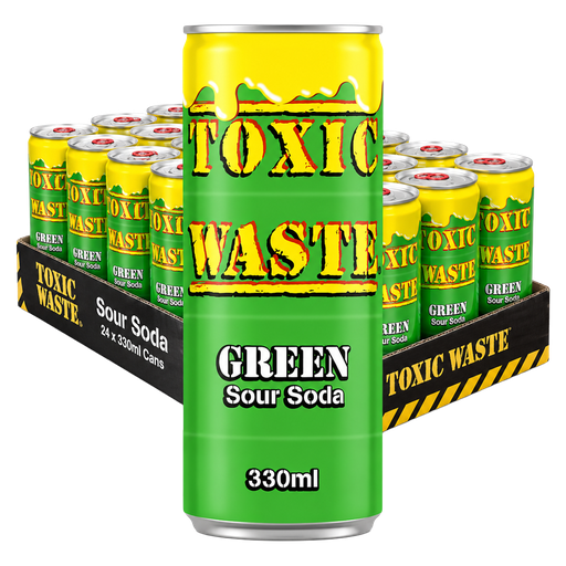 Toxic Waste Soda Green 33cl x 24st