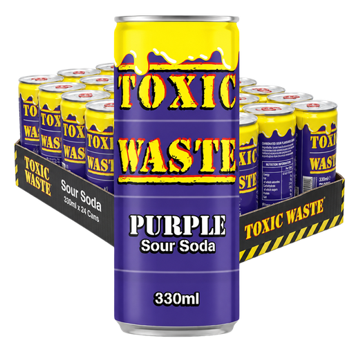Toxic Waste Soda Purple 33cl x 24st