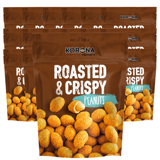 Korona Roasted & Crispy Peanut 100g 18st