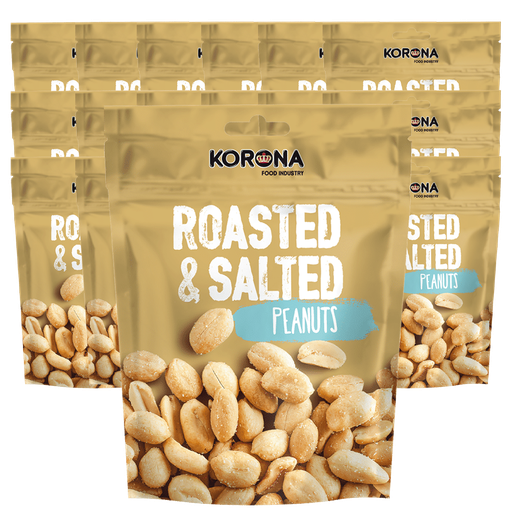 Korona Roasted & Salted Peanut 100g 18st