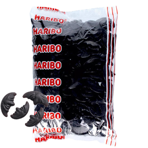 Haribo Lakrits Halvmånar 3kg