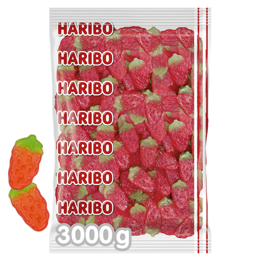 Haribo Jättejordgubbar 3kg