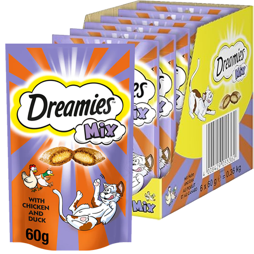 Dreamies Snacks Chicken & Duck 60g x 6st