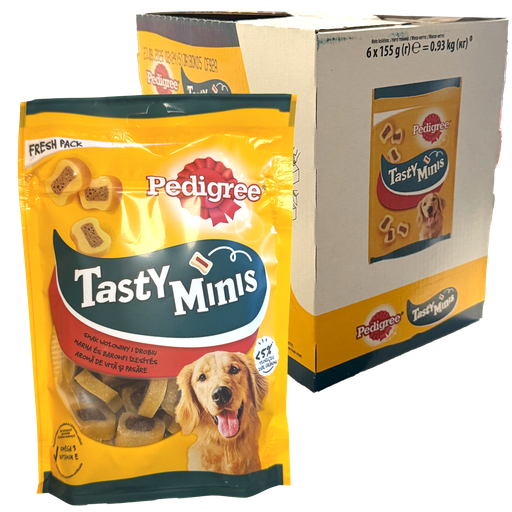 Pedigree Tasty Minis Slices 155g x 6st