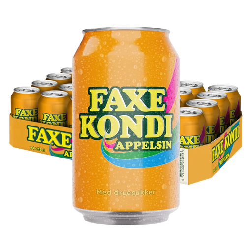 Faxe kondi appelsin 24 x 33cl