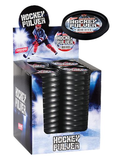 Hockeypulver surt - 60 st