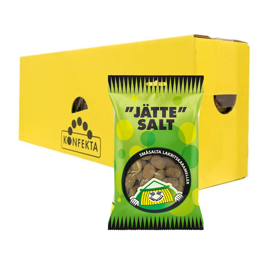 JÄTTESALT PÅSE 65G 20ST