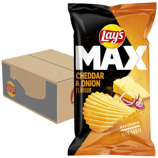 Lay´s Max Cheese & Onion 22st x 185g