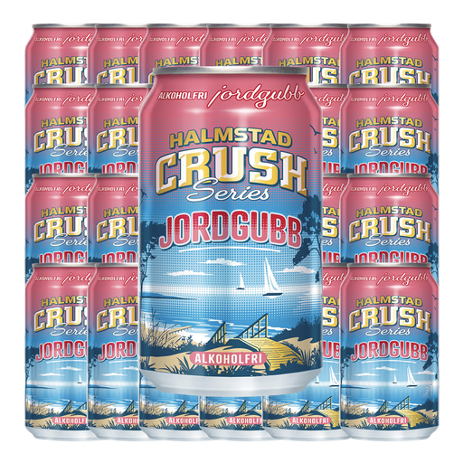 Halmstad Crush Jordgubb 33cl x 24st