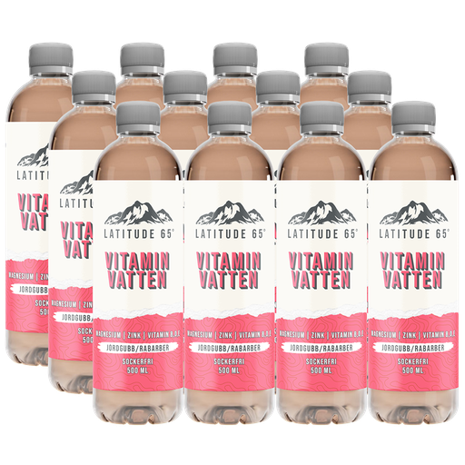 Latitude 65 Jordgubb/Rabarber 50cl x12st