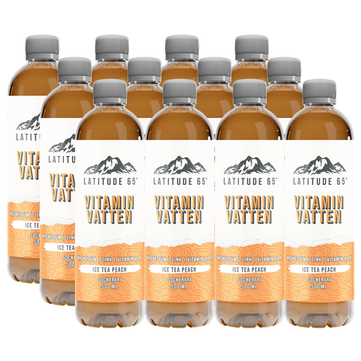 Latitude 65 Ice Tea Peach 50cl x 12st