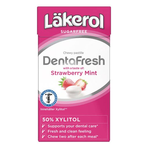 Läkerol Denta Strawberry Mint 24 st