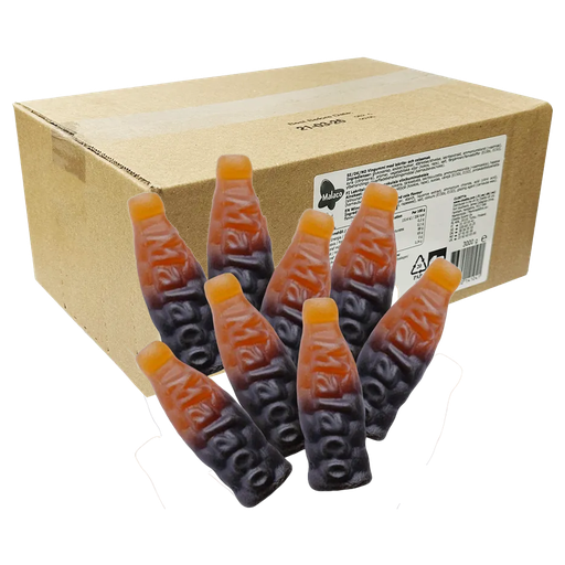 Malaco Mini Cola-Lakritsflaska 3kg
