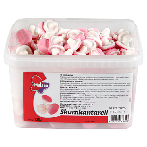 Malaco Skumkantarell 0,938kg