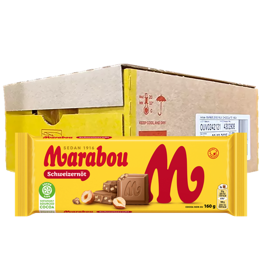 Marabou Schweizernöt 160g x15