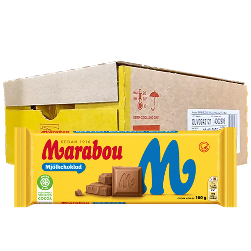 Marabou Mjölkchoklad 160g x16