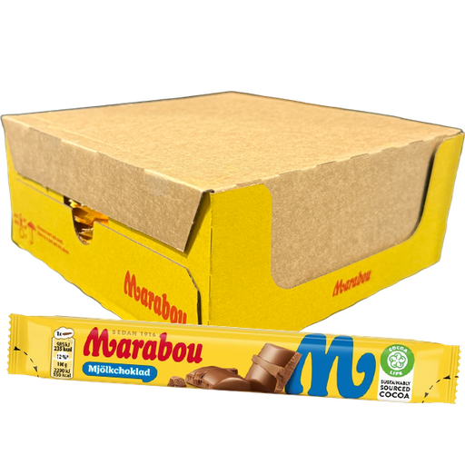 Marabou Mjölkchoklad Bar 43g x 36st