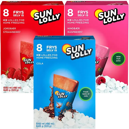 Sun Lolly Mix (3st 8-pack)
