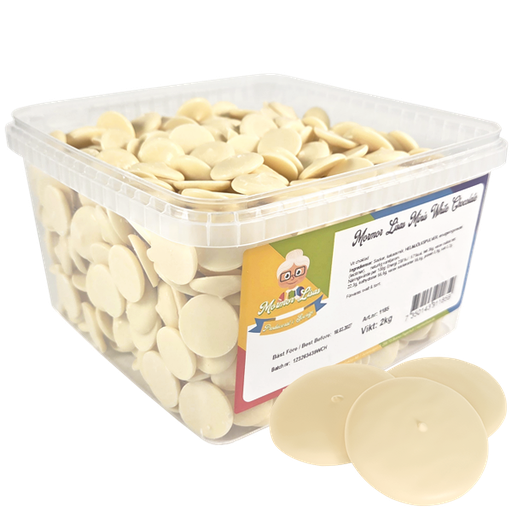 Mormor Lisas Minis White Chocolate 2KG