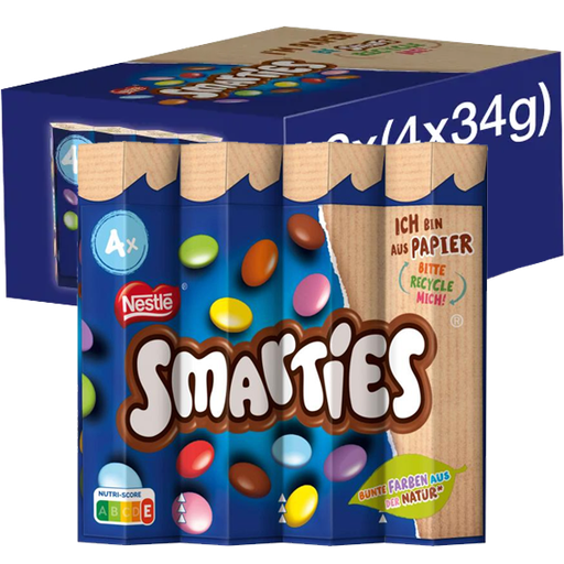 Smarties 4-pack 136g x 12st