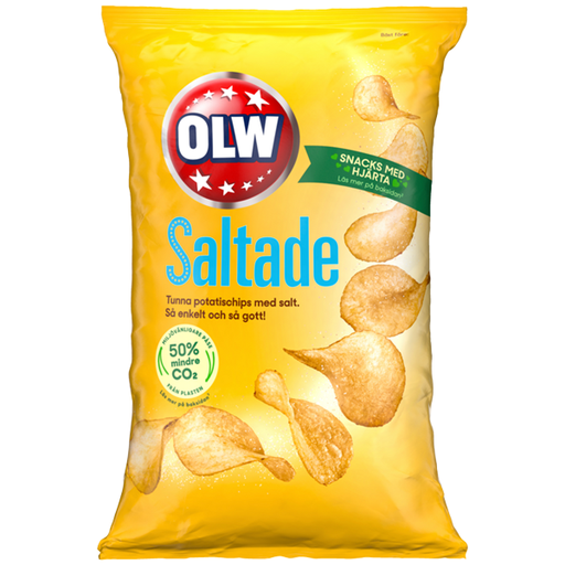 Lättsaltade Chips 175g Hellåda - 18 st