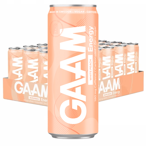 GAAM Energy White Peach 24x33cl