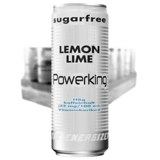 Powerking Energy Lemon/Lime 25cl x 24st