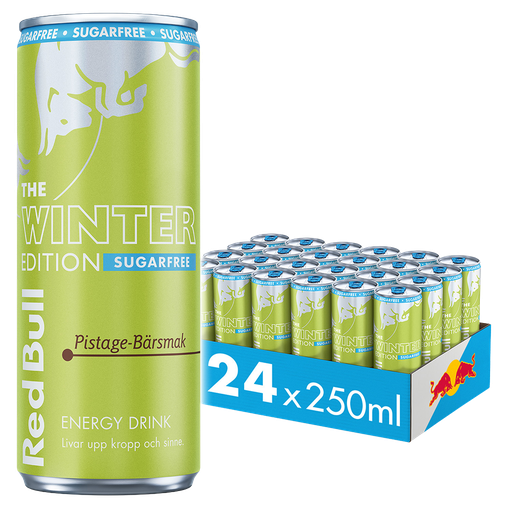 Red Bull Pistage Bärsmak SF 25cl x 24st