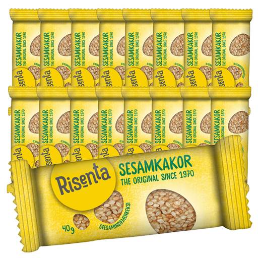 Risenta Sesamkakor Original 40g x 24st