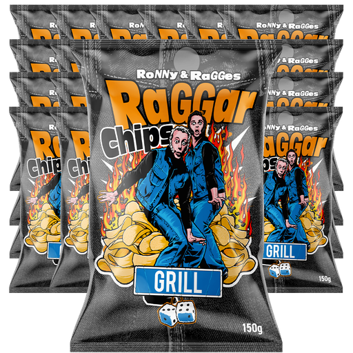 Raggarchips Grill 150g x 24st