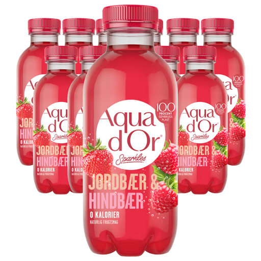 Aquador Jordgubb Hallon 30cl x 15st