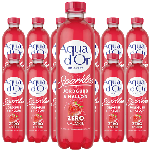 Aquador Jordgubb/Hallon Kolsyrad 50clx12