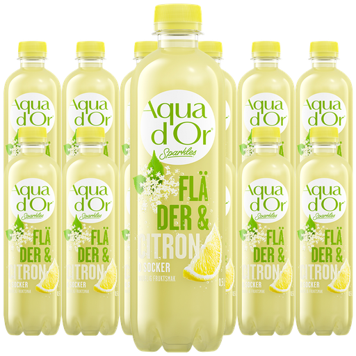 Aquador Fläder/Citron Kolsyrad 50cl x 12