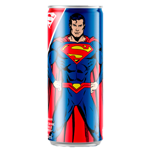 Superman Drink Sour Blue Raspberry 25cl