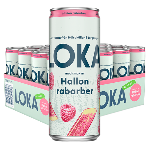 Loka Hallon Rabarber 20st x 33cl