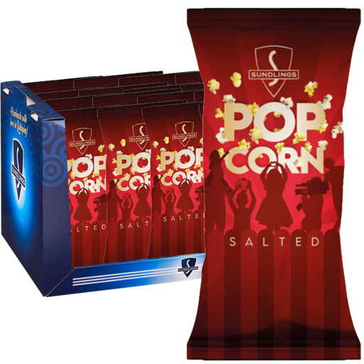 Sundlings Popcorn Salted 16st 100g