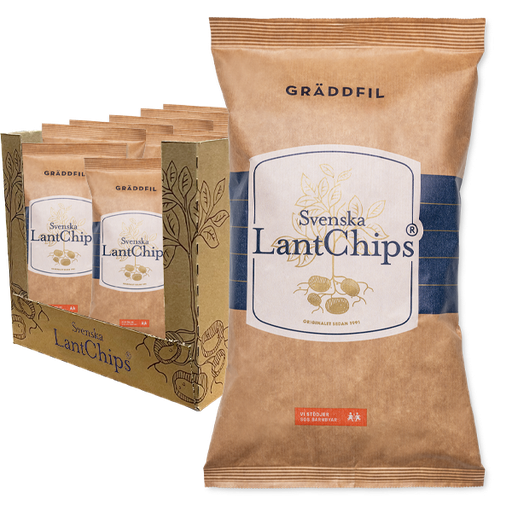 Lantchips Gräddfil 10st x 200g