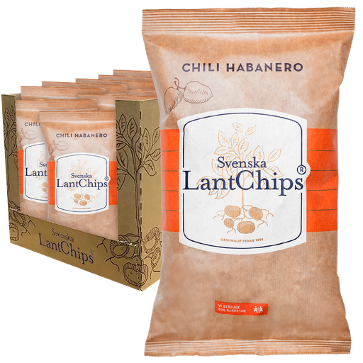 Lantchips Chili Habanero 10st x 200g
