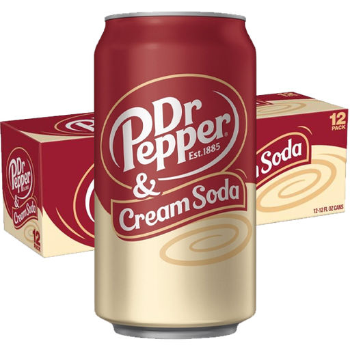 DR Pepper Cream Soda 35,5cl x 12-pack