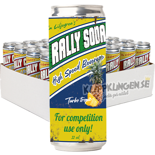 Rally Soda Turbo Tropic 33cl x 24st