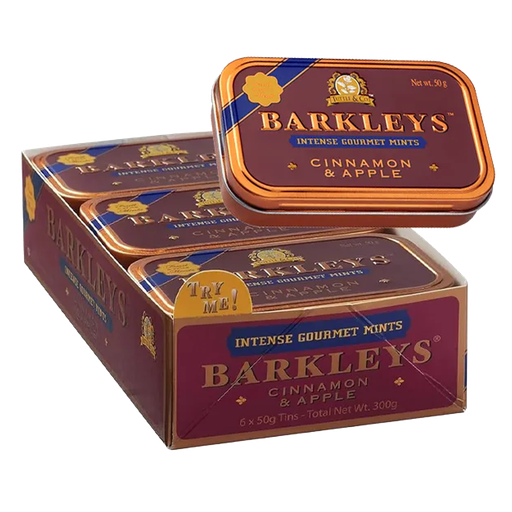 Barkleys Gourmet Cinnamon & Apple 50Gx 6