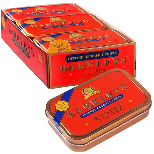 Barkleys Gourmet Ginger & Orange 50G 6st